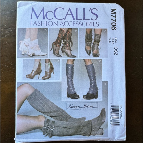 McCalls Other - McCalls Spats Accessory Patterns